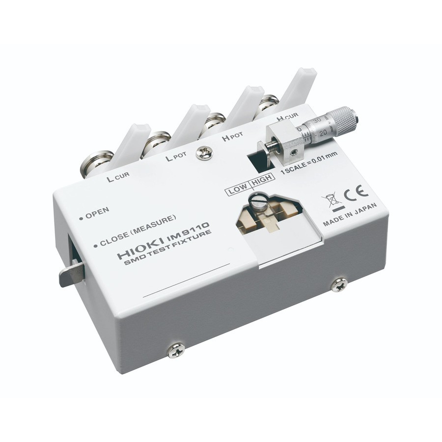 Hioki IM9110: Precision SMD Test Fixture for IM35XX LCR Meters