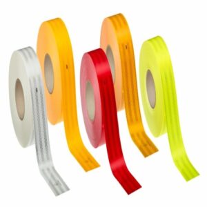 3M 7100007191 - 3M Diamond Gradeâ„¢ School Bus Markings 983-21, Fluorescent Yellow, 4 in x 50 yd
