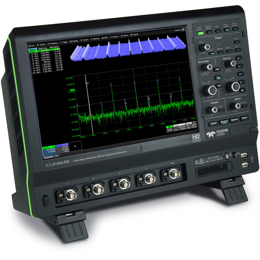 Teledyne LeCroy HDO4104A: 4-Channel, 1 GHz, 10 GS/s Digital Oscilloscope with 12.5 Mpts