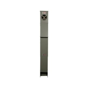 Eaton CHMBNBNPLTZ Metered-Ring Power Pedestal, 4 Circuits