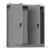 nVent Hoffman AU90X7824LLP Universal Free-Stand Left Side Open, 90.13x78.5x24.13, Gray, Steel