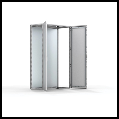 nVent Hoffman MCD20106R5 Modular Double Door, MCD, 2000x1000x600mm, Light Gray, Mild Steel