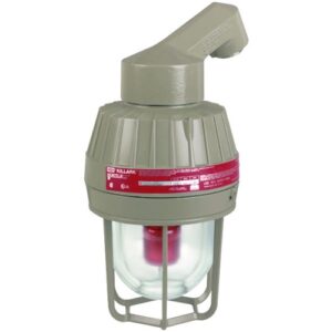 Killark ESXR120AD4G - 120V Red Strobe, 1-1/4" Stanchion Mount with Guard