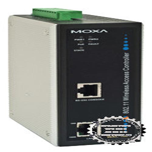 Moxa WAC-1001-T Industrial wireless access controller,-40 to 75 C operating temperature.
