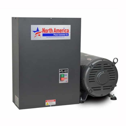 North American PL-40 Pro-Line Rotary Phase Converter, 40 HP
