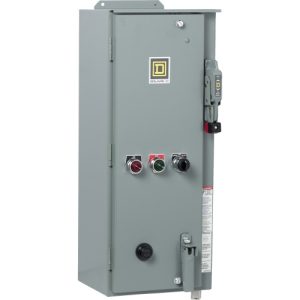 Schneider 8539SDASP5 Size 2 NEMA Combination Starter, 45A, 120V