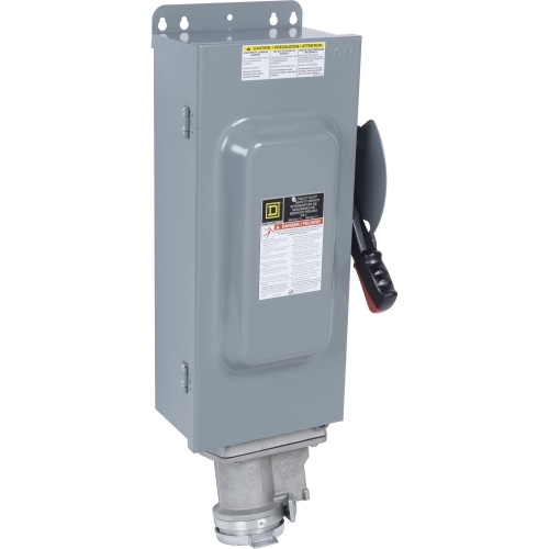 Schneider Electric CHU363AWC Safety switch, heavy duty, non fusible, 100A, 600V, 3 poles,