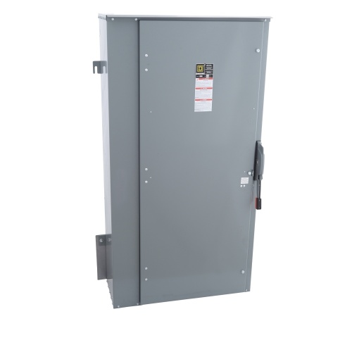 Schneider Electric H228AWK Safety switch, heavy duty, fusible, 1200A, 2 poles, 50 hp, 240 VAC/250 VDC, NEMA 12