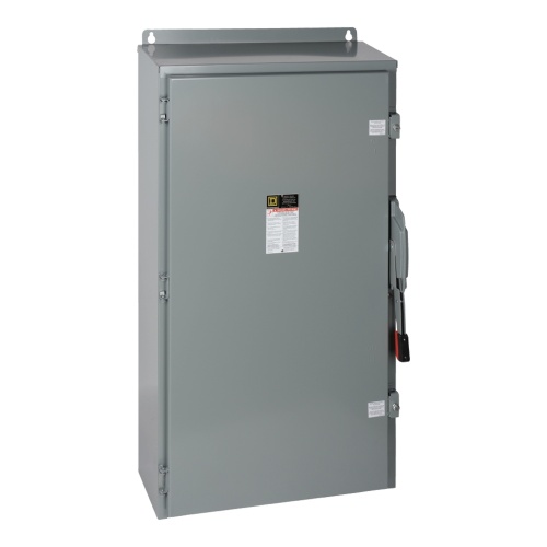 Schneider Electric H368AWK Safety switch, heavy duty, fusible, 1200A, 3 poles, 500 hp, 600 VAC/DC, NEMA 12