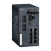 Schneider Electric MCSESM103F2CU0 - Network switch, Modicon Networking, managed, 8 ports for copper with 2 ports for fiber optic, multimode