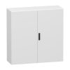 Schneider Electric NSYCRN1212400D - Double plain steel door, PanelSeT CRN, without mounting plate, 1200x1200x400mm, IP55, IK10, RAL7035