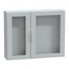 Schneider Electric NSYPLA10123TG Thalassa PLA Floor-standing Fiberglass Reinforced Polyester Enclosure - NEMA 2/1/13/12, 39.37" x 49.21" x 12.6" (HxWxD)