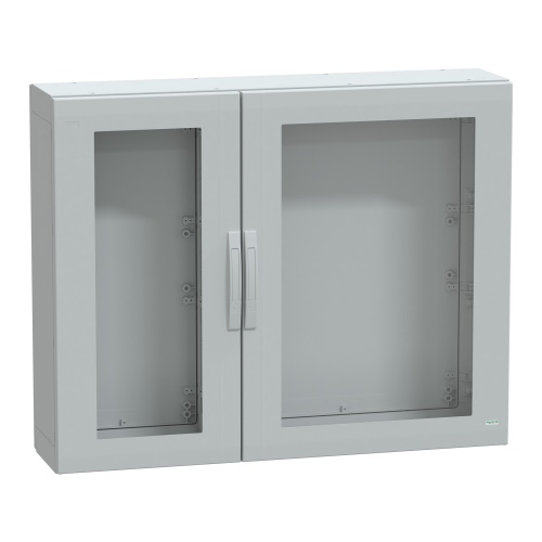 Schneider Electric NSYPLA10123TG Thalassa PLA Floor-standing Fiberglass Reinforced Polyester Enclosure - NEMA 2/1/13/12, 39.37" x 49.21" x 12.6" (HxWxD)
