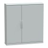 Schneider Electric NSYPLAZT12123G Thalassa PLA Floor-standing Fiberglass Reinforced Polyester Enclosure - IP44, 49.21" x 49.21" x 12.6" (HxWxD)