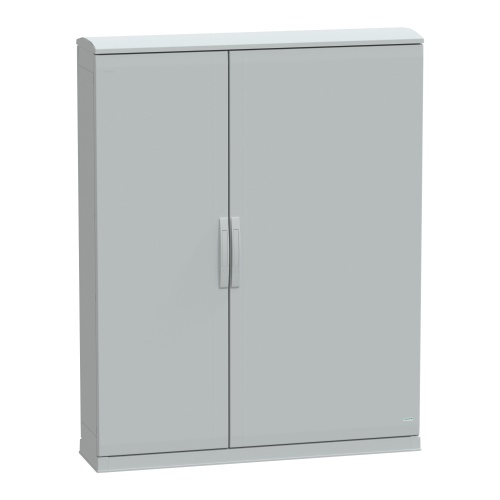 Schneider Electric NSYPLAZT15123G Thalassa PLA Floor-standing Fiberglass Reinforced Polyester Enclosure - IP44, 59.06" x 49.21" x 12.6" (HxWxD)