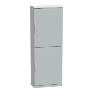 Schneider Electric NSYPLAZT2074G Thalassa PLA Floor-standing Fiberglass Reinforced Polyester Enclosure - IP44, 78.74" x 29.53" x 16.54" (HxWxD)
