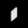 Stahlin N727224FSDDHWT N Series Fiberglass Enclosure - 72" x 72" x 24"